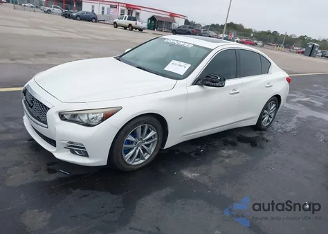 2015 Infiniti Q50 Premium z USA, uszkodzony, nr VIN JN1BV7AP0FM349887